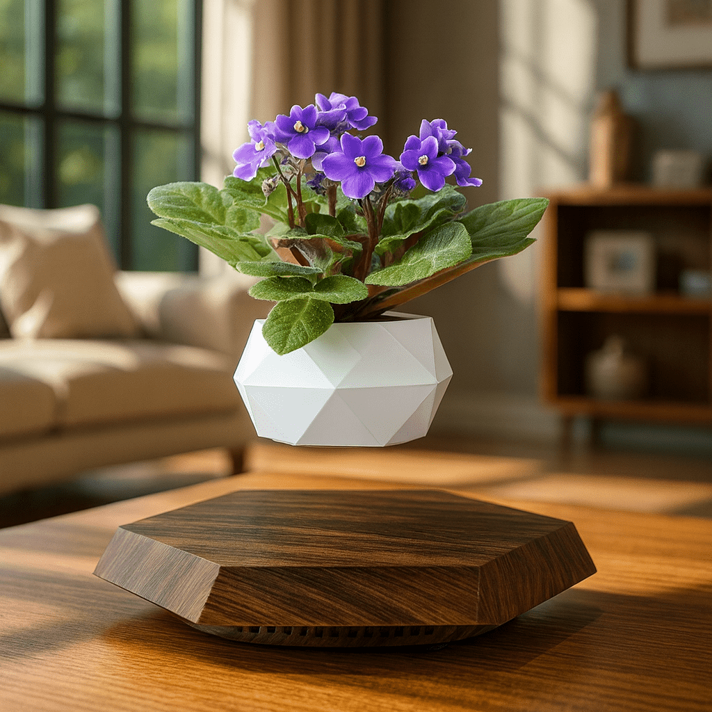 Floating Magnetic Flower Pot | أصيص نبات عائم